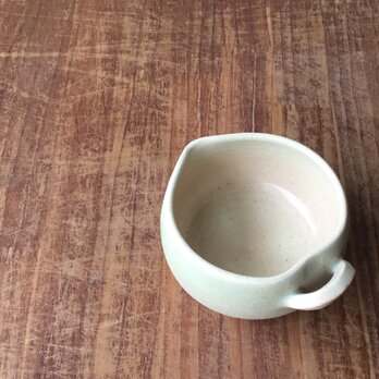 片口取っ手小鉢　淡緑の画像